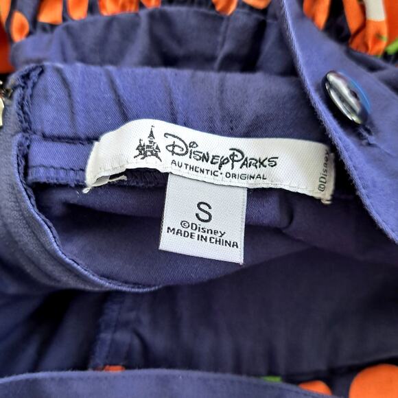 Disney Parks Dress Shop Orange Bird Dress Size Small Retro FIt & Flare - Picture 7 of 13